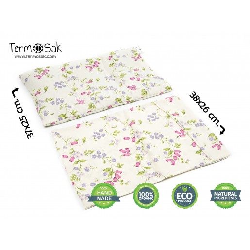TERMOSAK 37x25 cm + Funda, modelo "Flores"