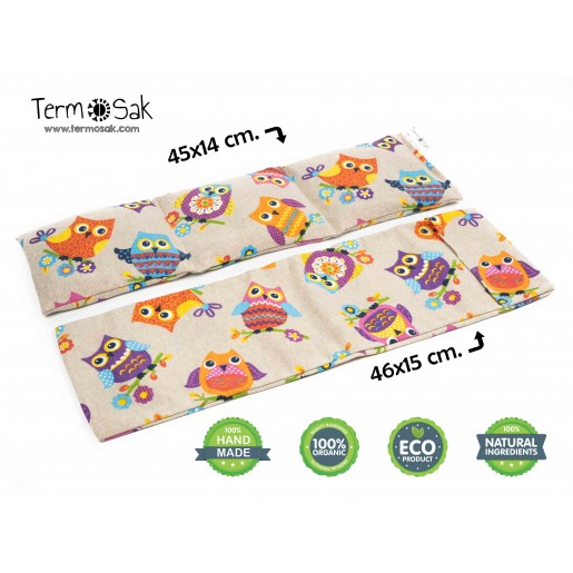 Saco Térmico TERMOSAK 45x14 cm + funda, "Buhos"