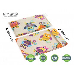 TERMOSAK 23x14 cm + Funda, modelo "Buhos" 2