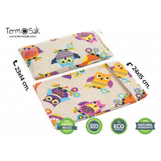 Saco Térmico TERMOSAK 23x14 cm. + Funda "Buhos"
