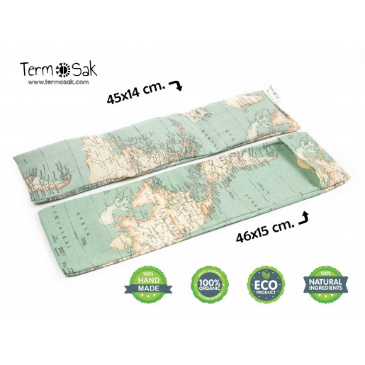 Saco Térmico TERMOSAK 45x14 cm + funda, "Mundo"
